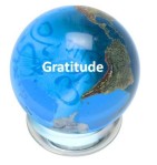 Gratitude Peace Marble